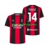Camisola AC Milan Modrić Luka 14 Homem Equipamento Primeiro 2026-2027 Manga Curta